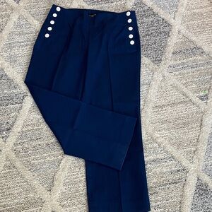 Talbots Dark Blue women’s Pants with Button Detail